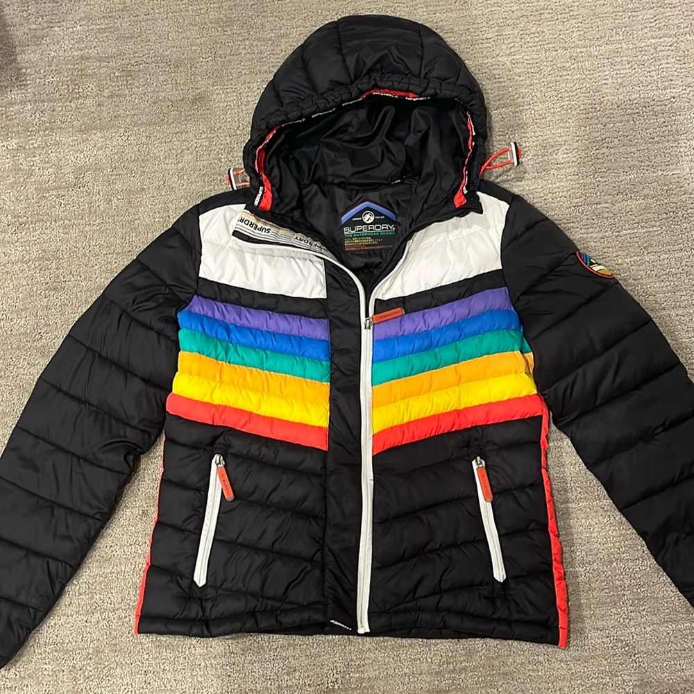 Superdry puffer coat.